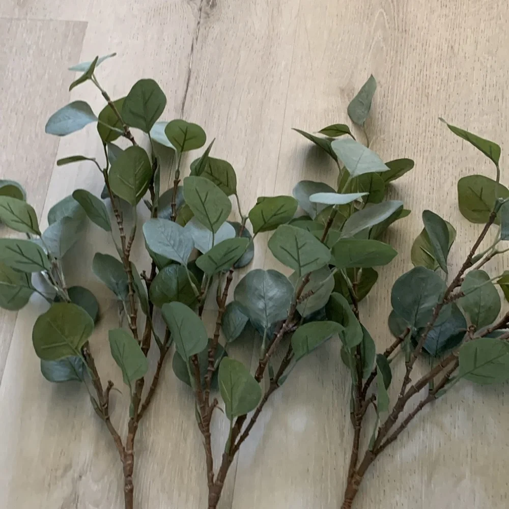 Set of three‎ greenery faux flowers